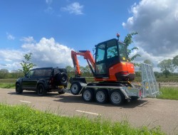 1 Ifor Williams GP126 Klep 3-asser VT340 | Aanhangwagen | Machinetransporter