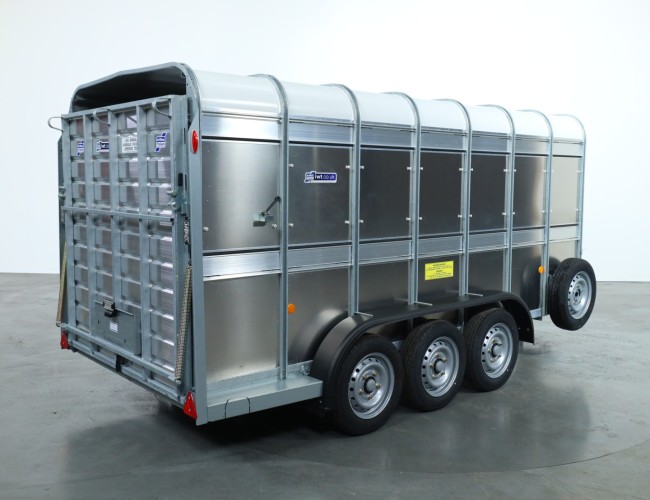 1 Ifor Williams TA510 14x6 (427x178x182cm) Veetrailer 3-asser ADV1095 | Aanhangwagen | Veetrailer