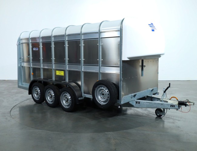 1 Ifor Williams TA510 14x6 (427x178x182cm) Veetrailer 3-asser ADV1095 | Aanhangwagen | Veetrailer