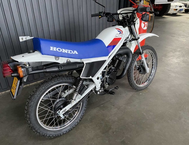 1987 Honda MT50 Wit Blauw VT499 | Transport | Bromfiets / Motor