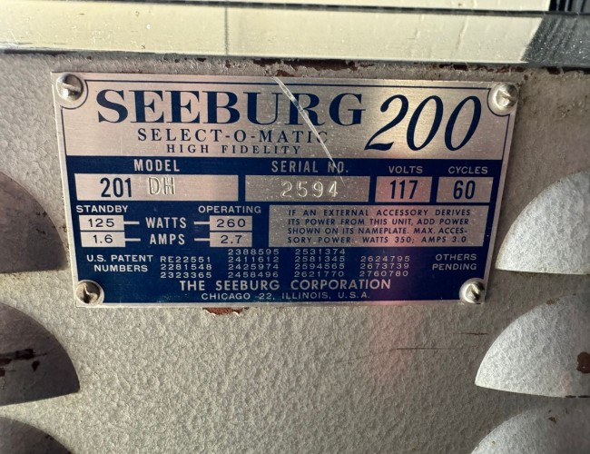 1958 Seeburg 201 DH 200 Select VT517 | Overige | Jukeboxen