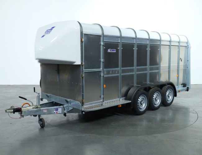 1 Ifor Williams TA510 16x6 (497x178x182cm) Veetrailer 3-asser VT638 | Aanhangwagen | Veetrailer