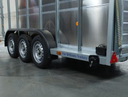 1 Ifor Williams TA510 16x6 (497x178x182cm) Veetrailer 3-asser VT638 | Aanhangwagen | Veetrailer